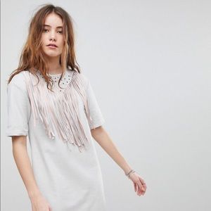 ASOS Suede Fringe Dress